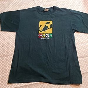 Vintage Mexico Escorpion 2000 Adult Men’s XL Jumo Graphic Embroidered T-Shirt